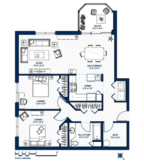 Plan Appartement 213