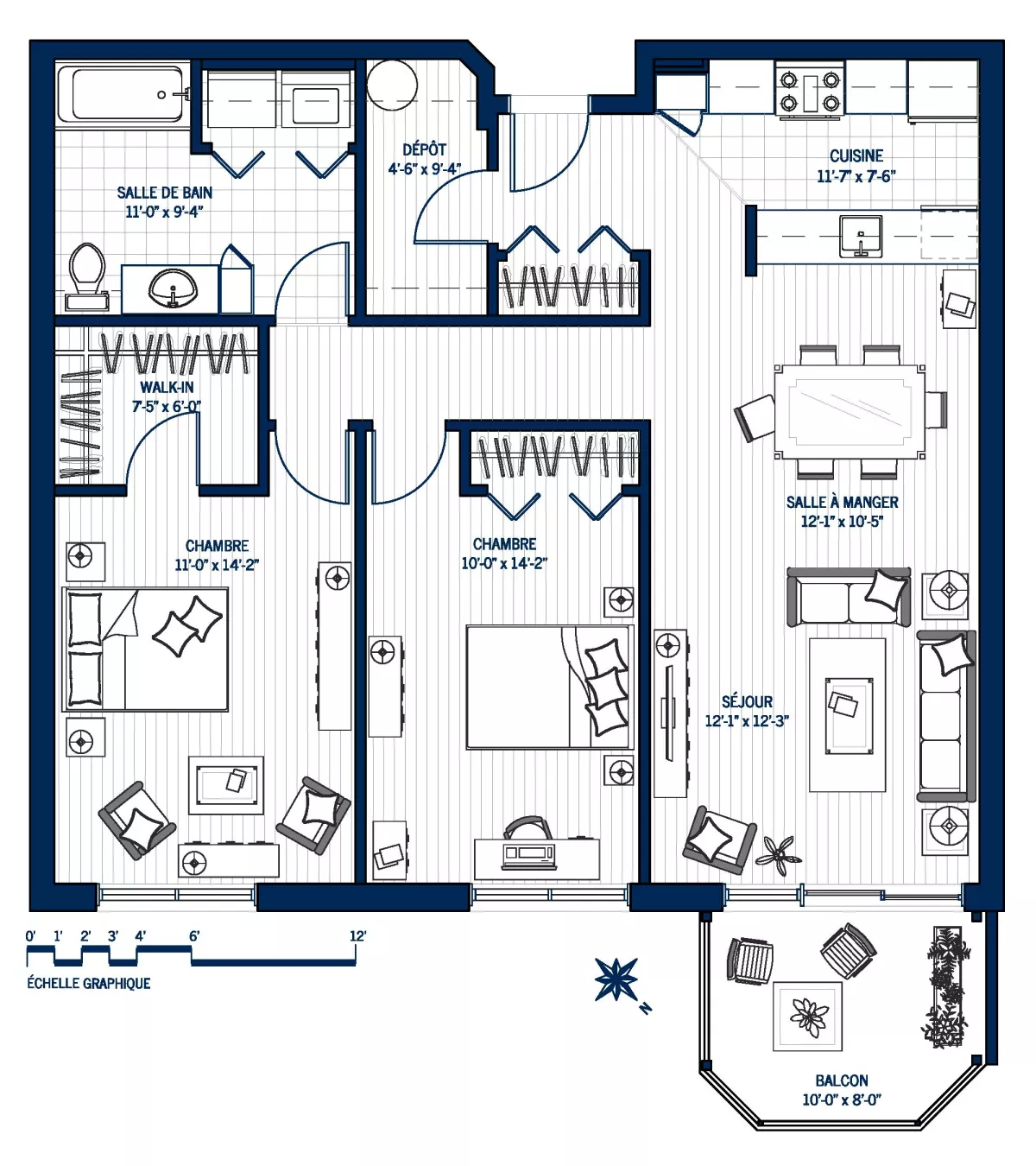 Plan Appartement 206