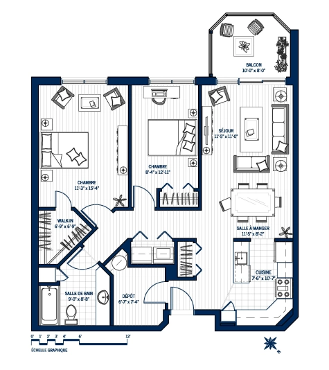 Plan Appartement 303