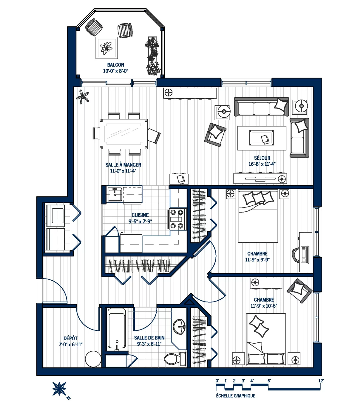 Plan Appartement 404