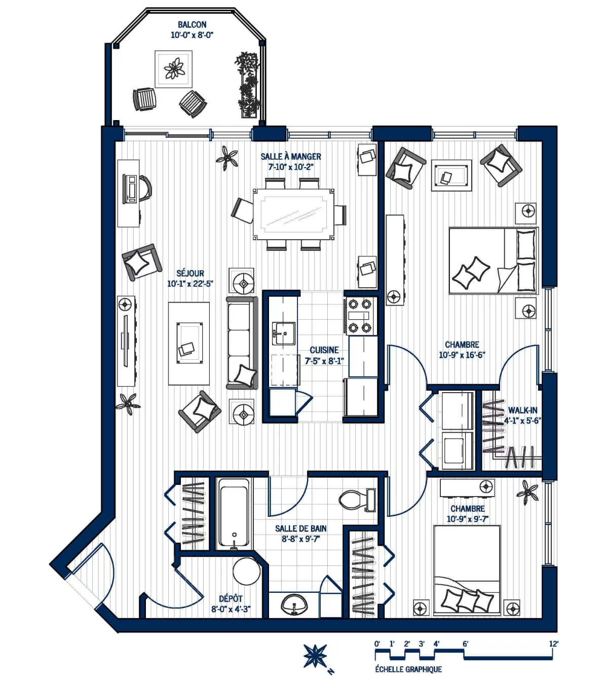 Plan Appartement 212