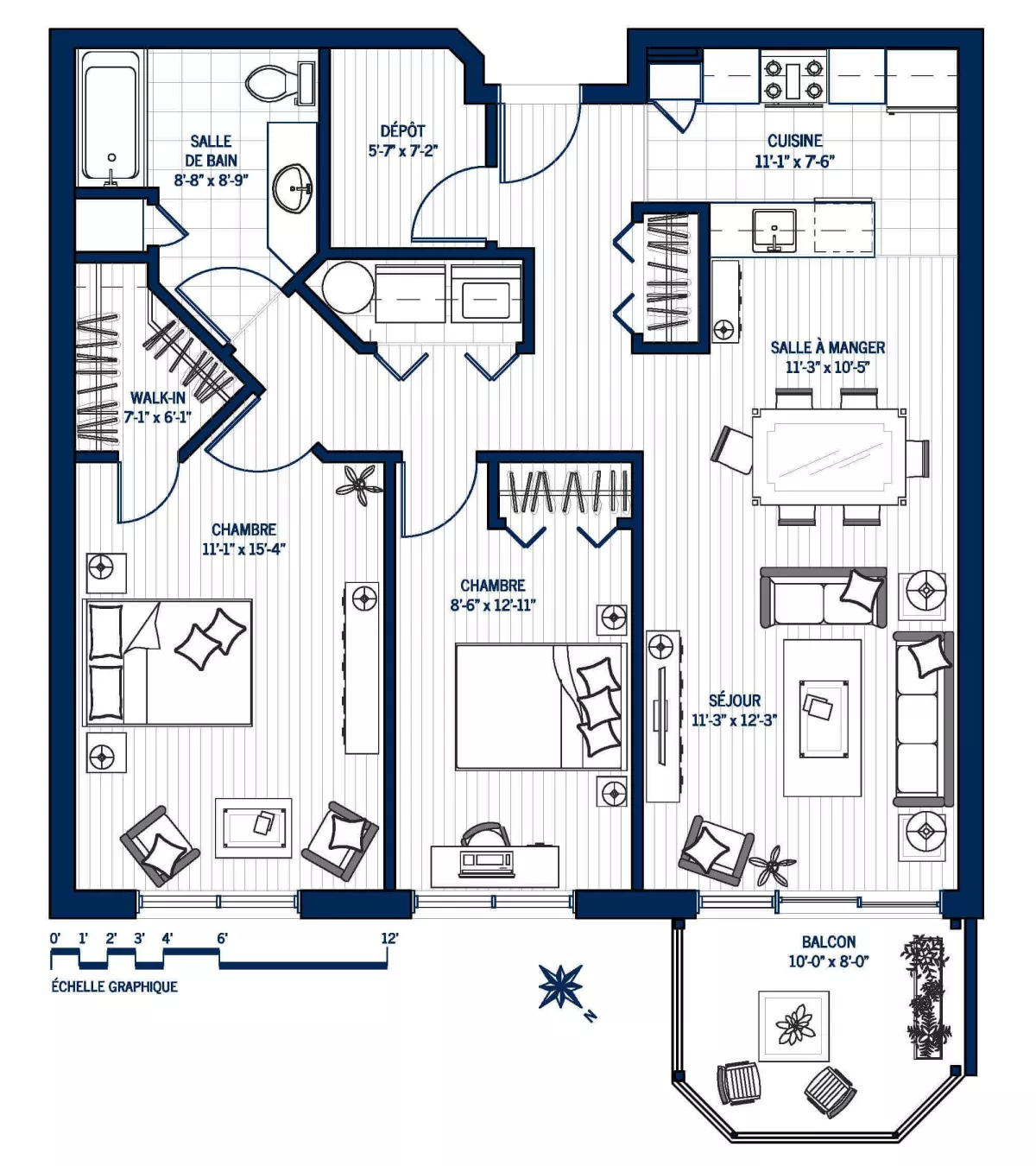 Plan Appartement 202