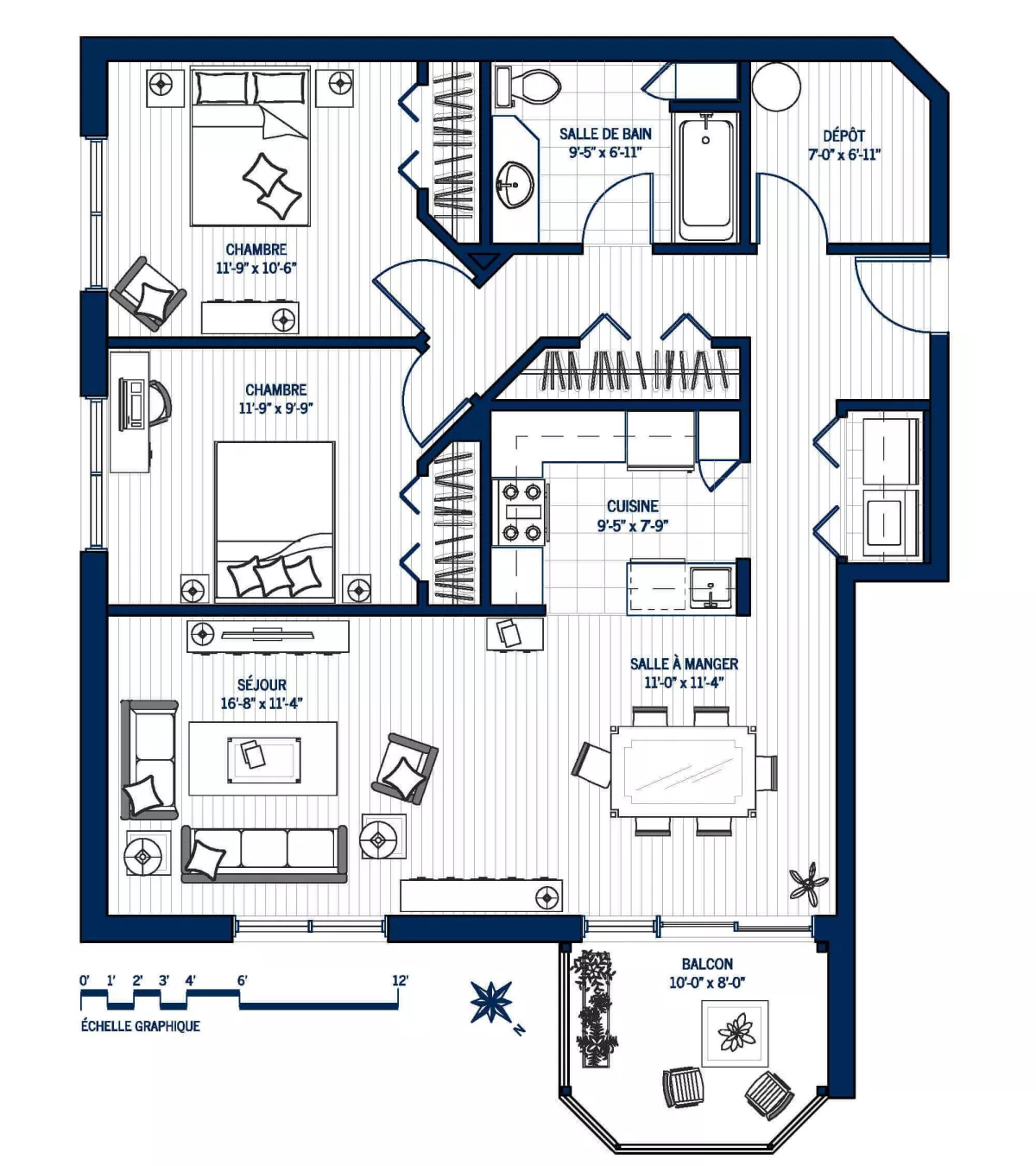 Plan Appartement 404