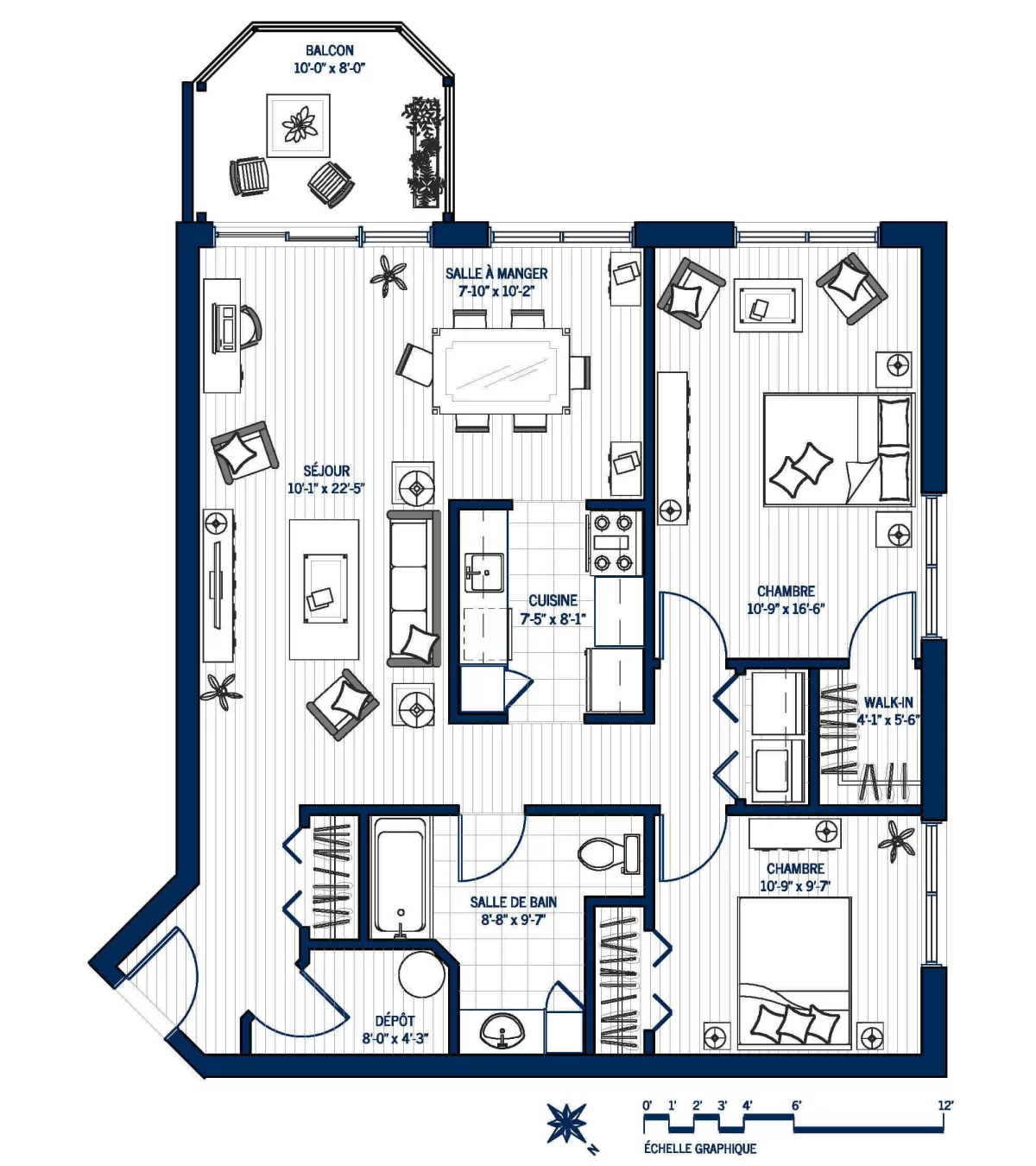 Plan Appartement 412