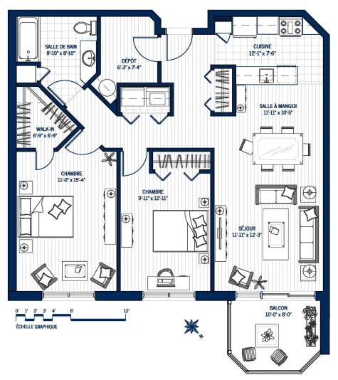 Plan Appartement 214