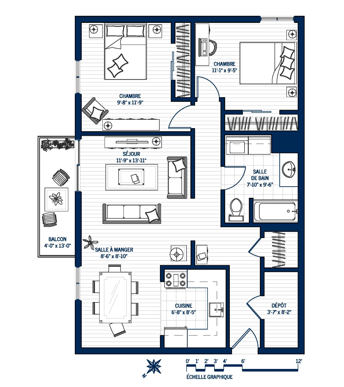 Plan Appartement 201