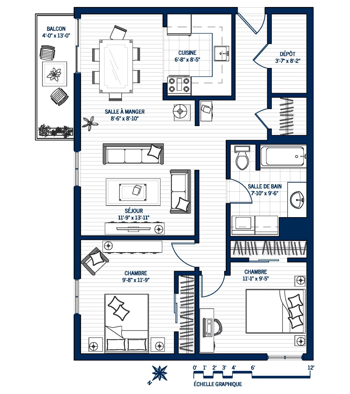 Plan Appartement 204