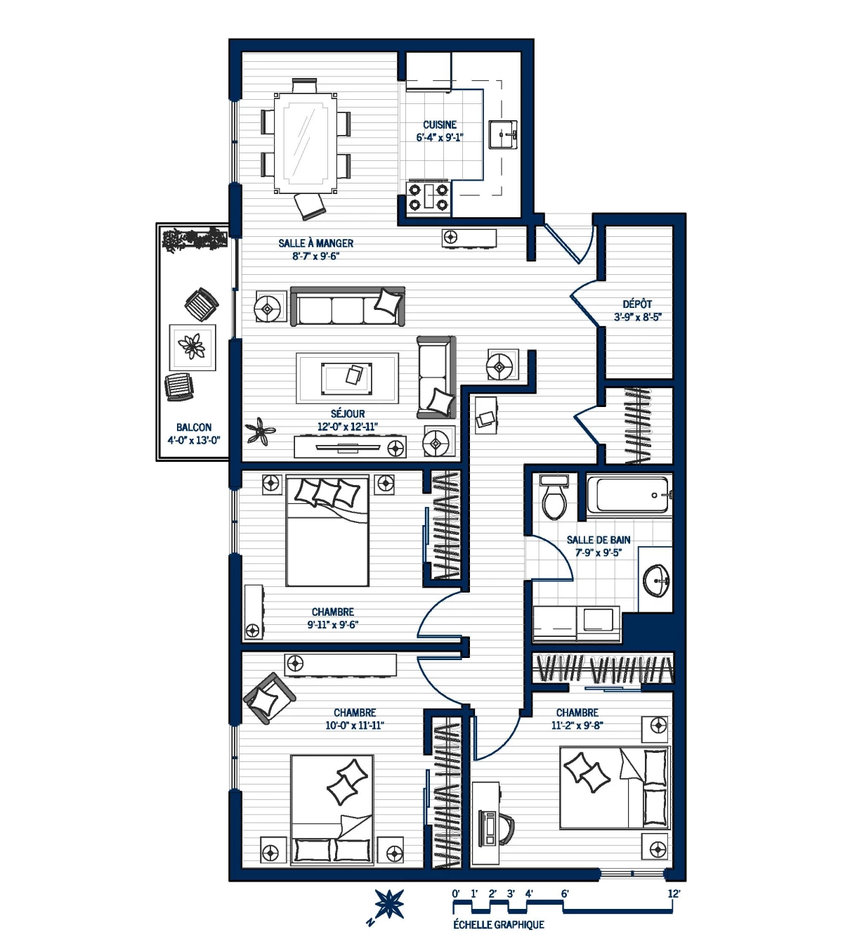 Plan Appartement 304