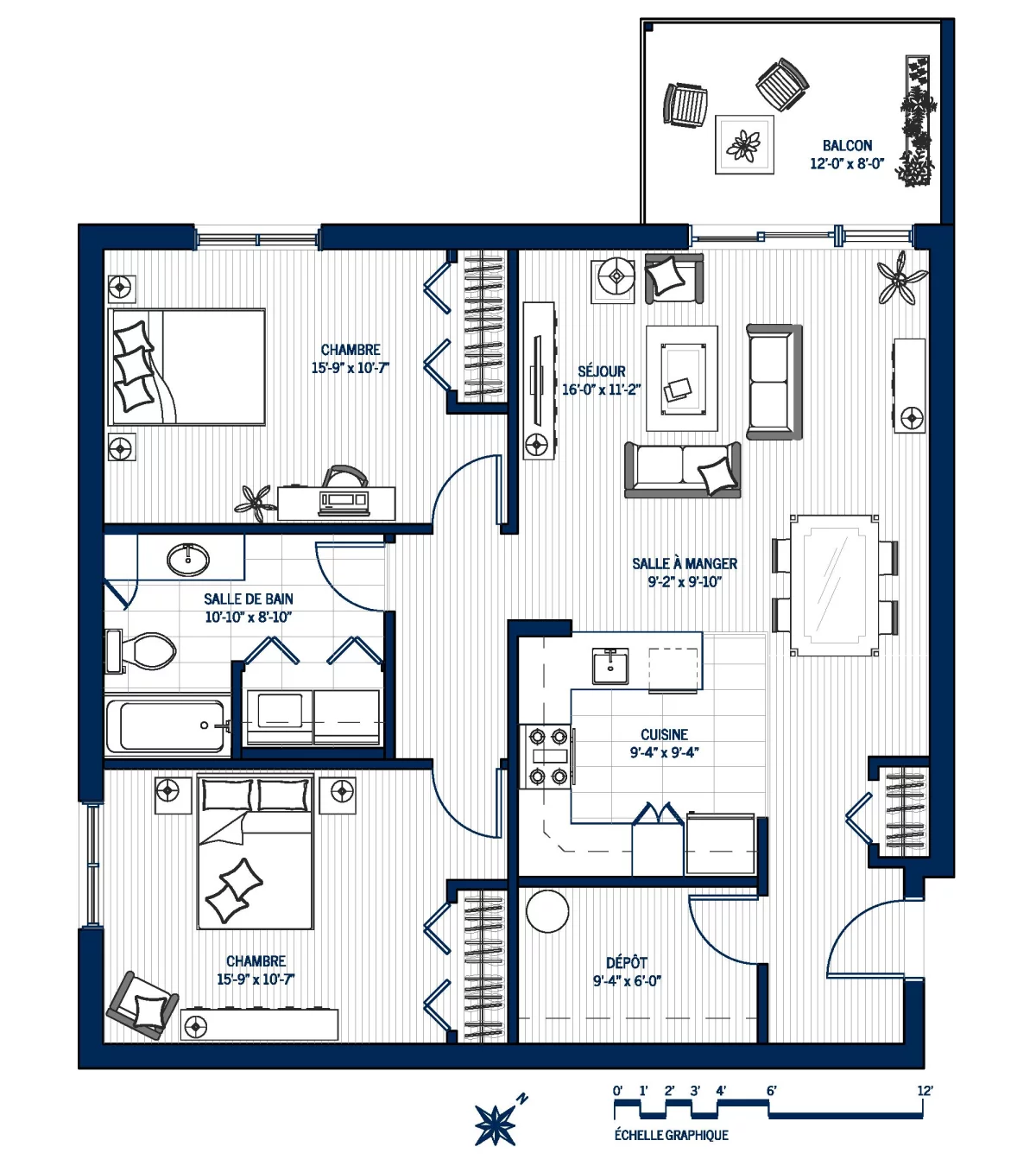 Plan Appartement 102