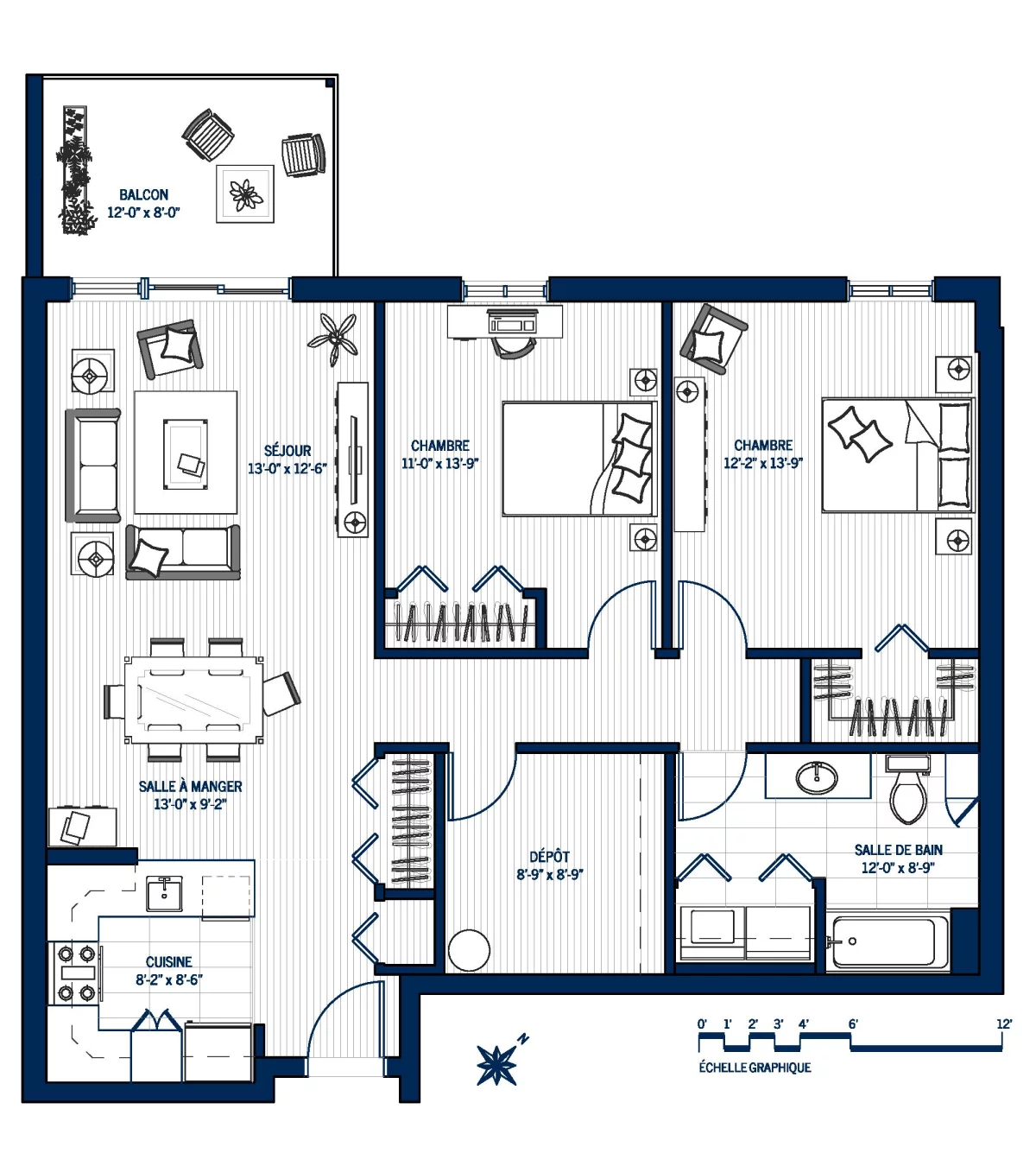 Plan Appartement 205