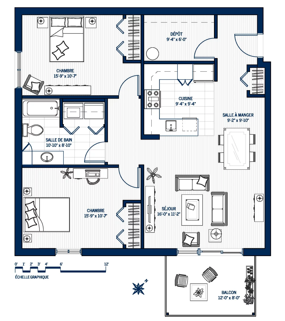 Plan Appartement 201