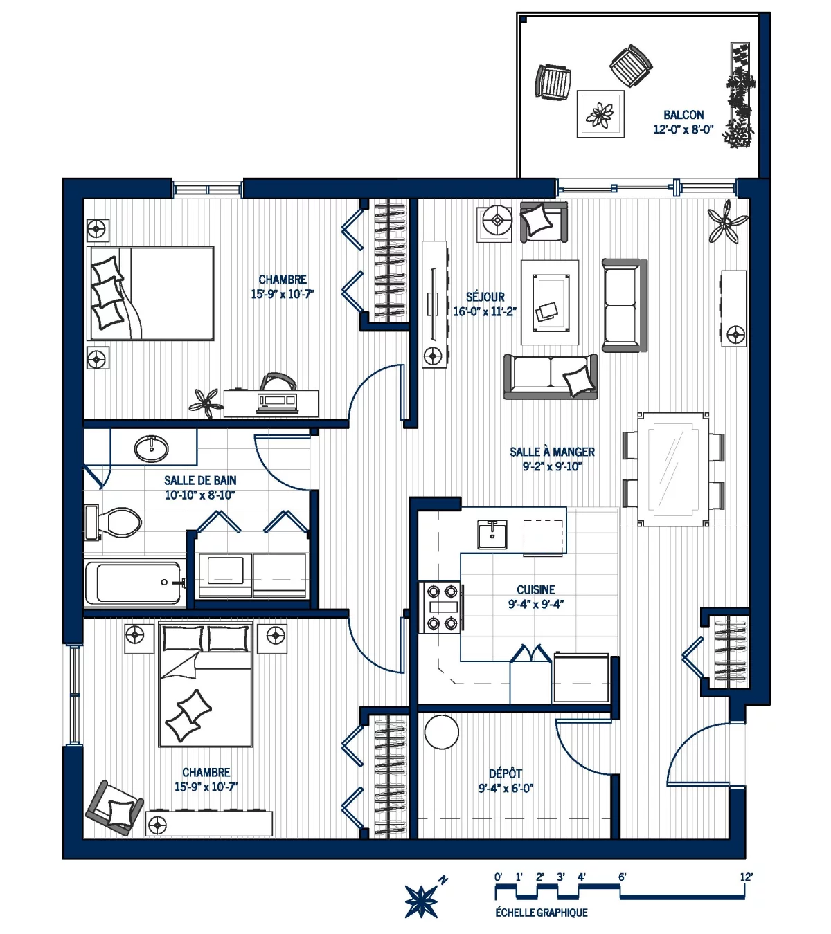 Plan Appartement 402