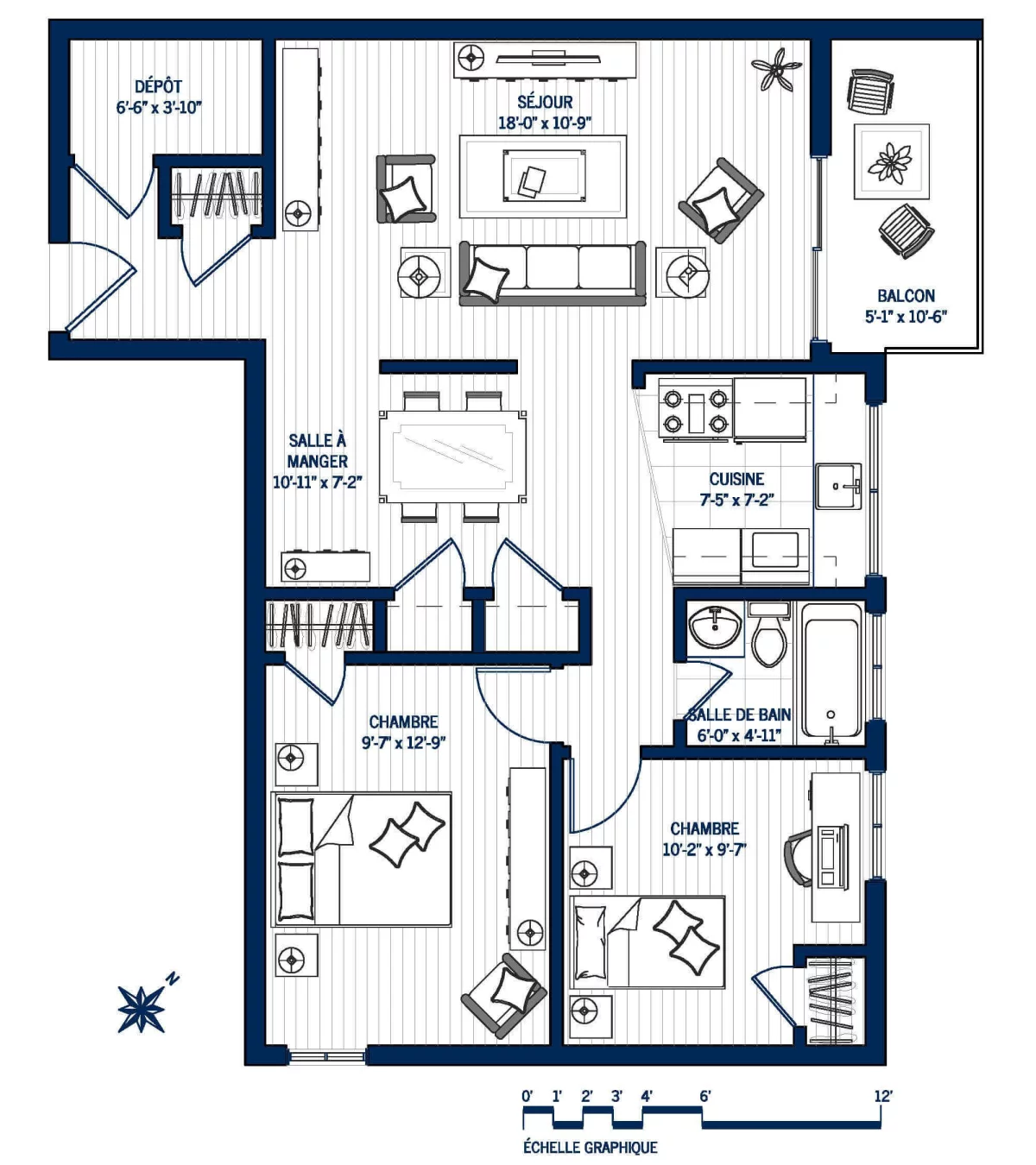 Plan Appartement 407