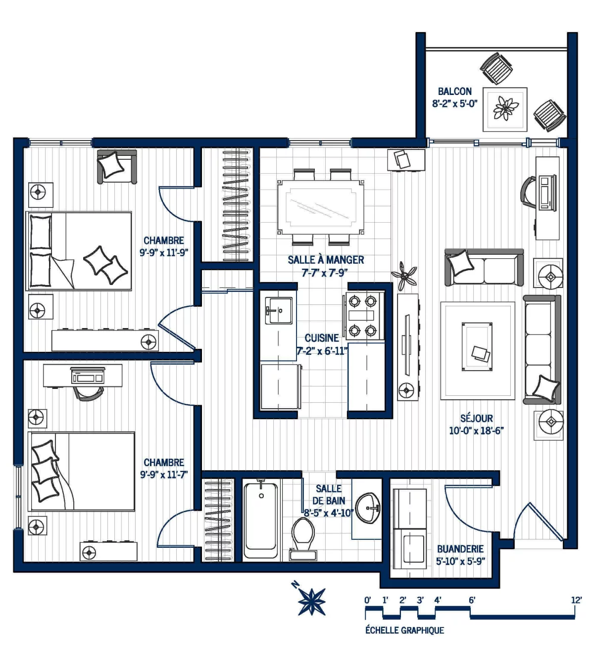 Plan Appartement 5A