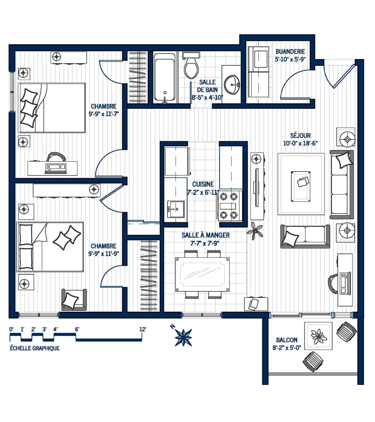 Plan Appartement 6B