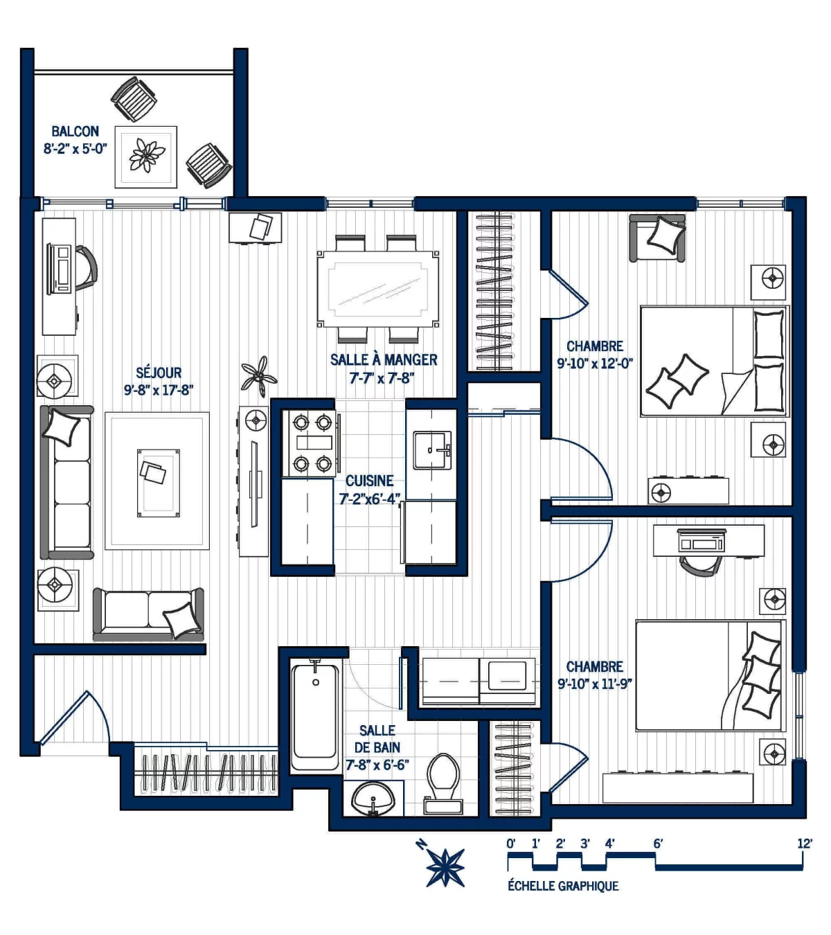 Plan Appartement 2B