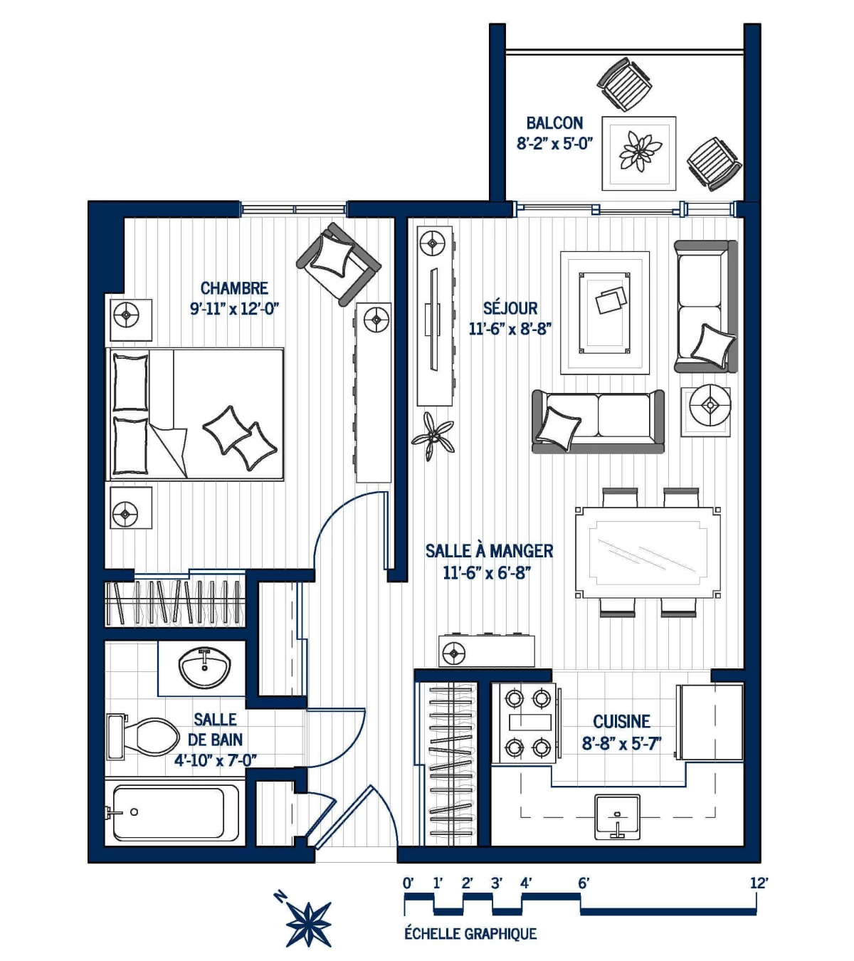 Plan Appartement 3B