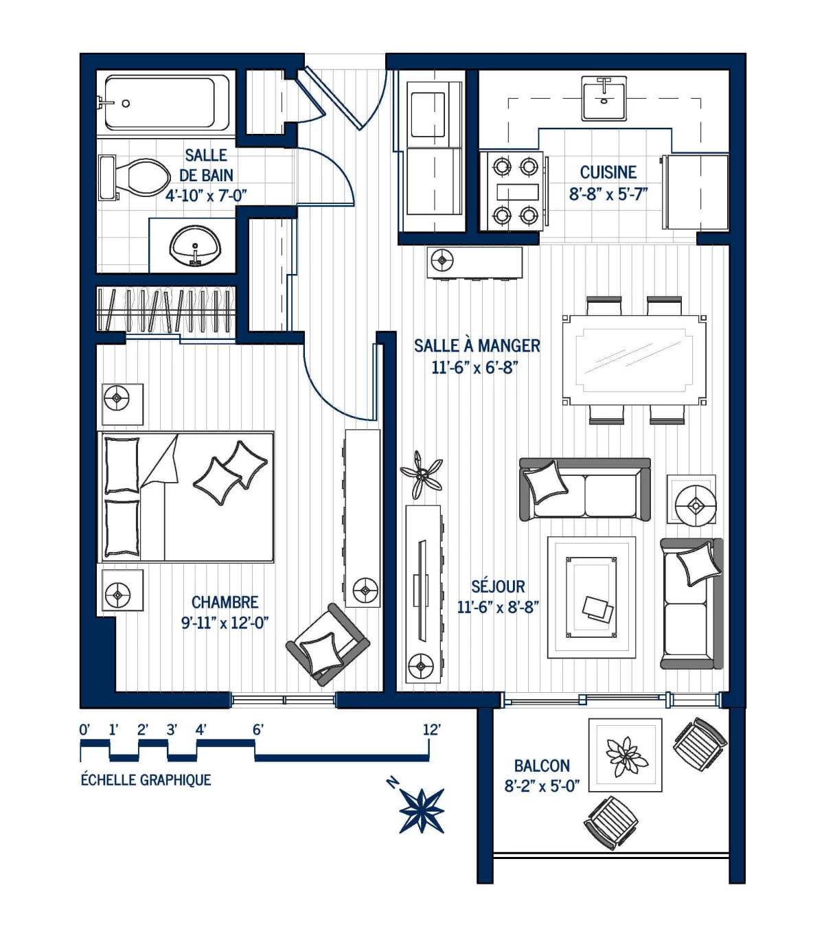 Plan Appartement 7B