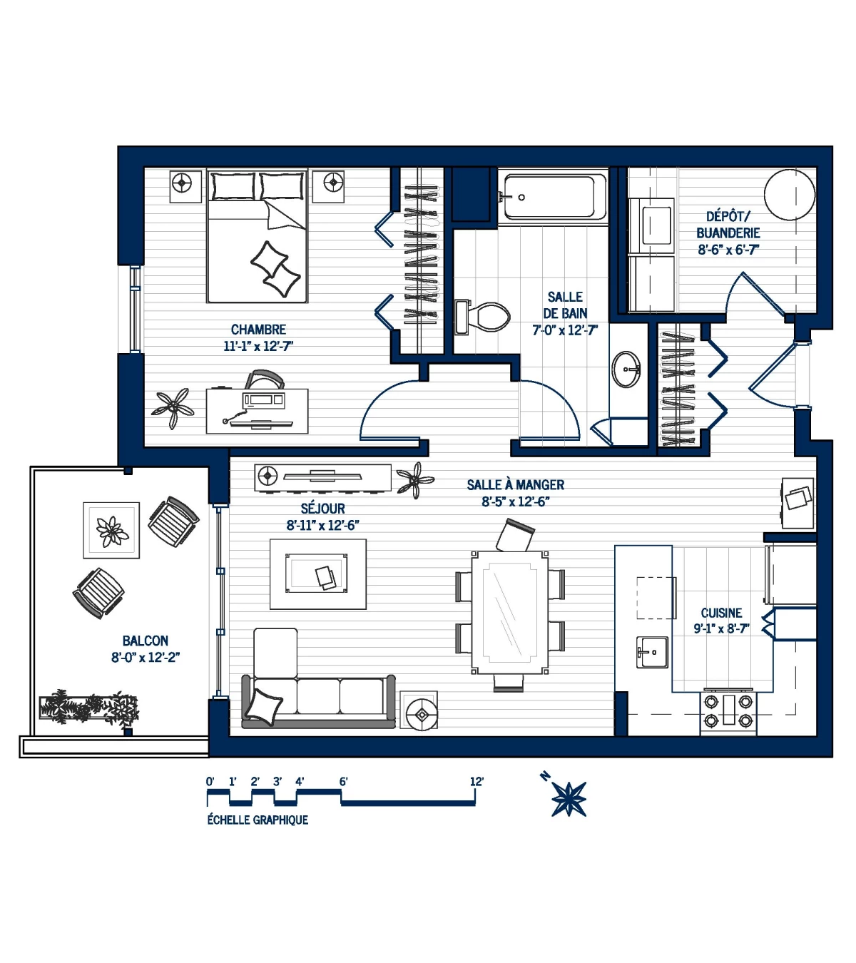 Plan Appartement 520