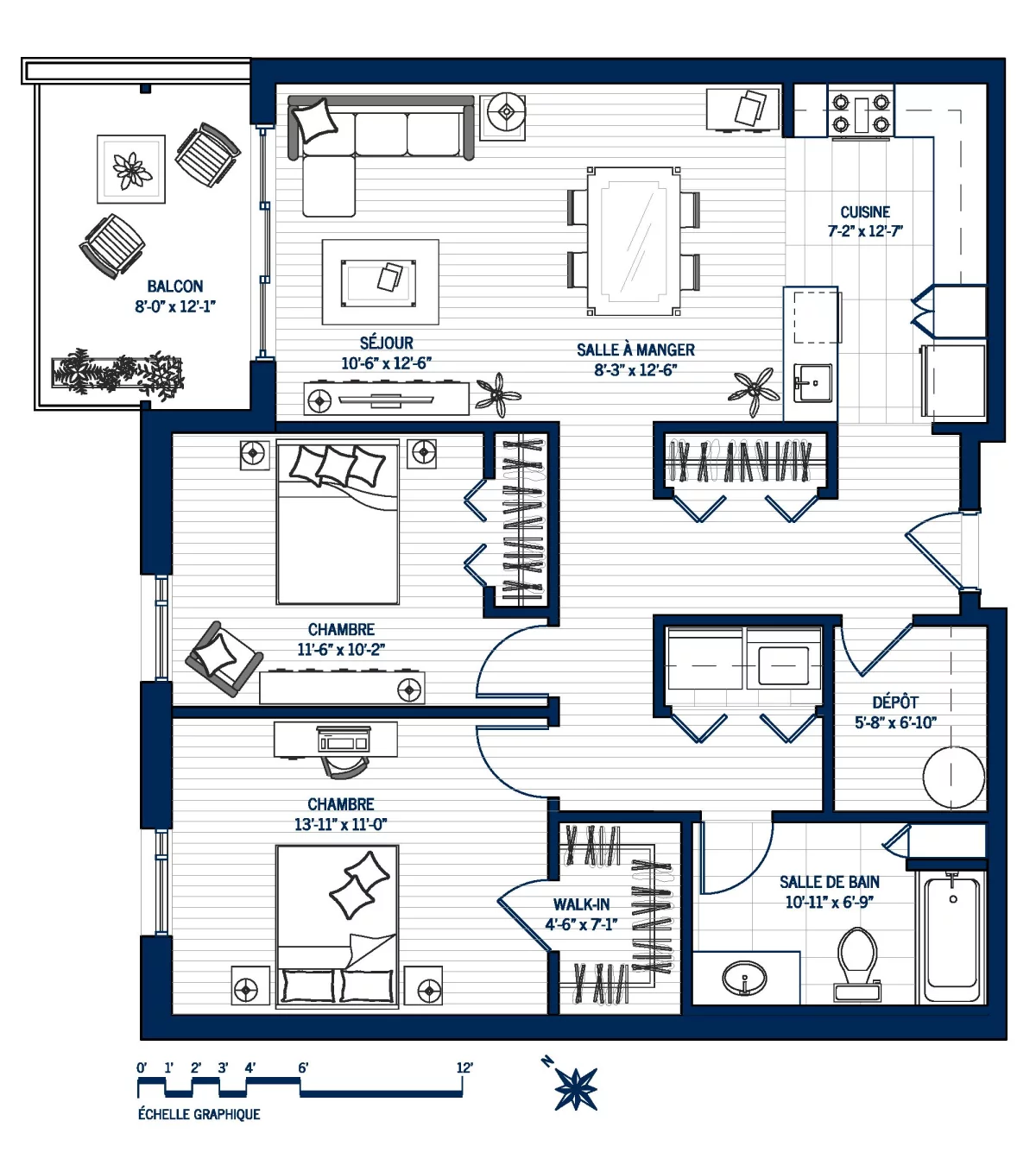 Plan Appartement 122