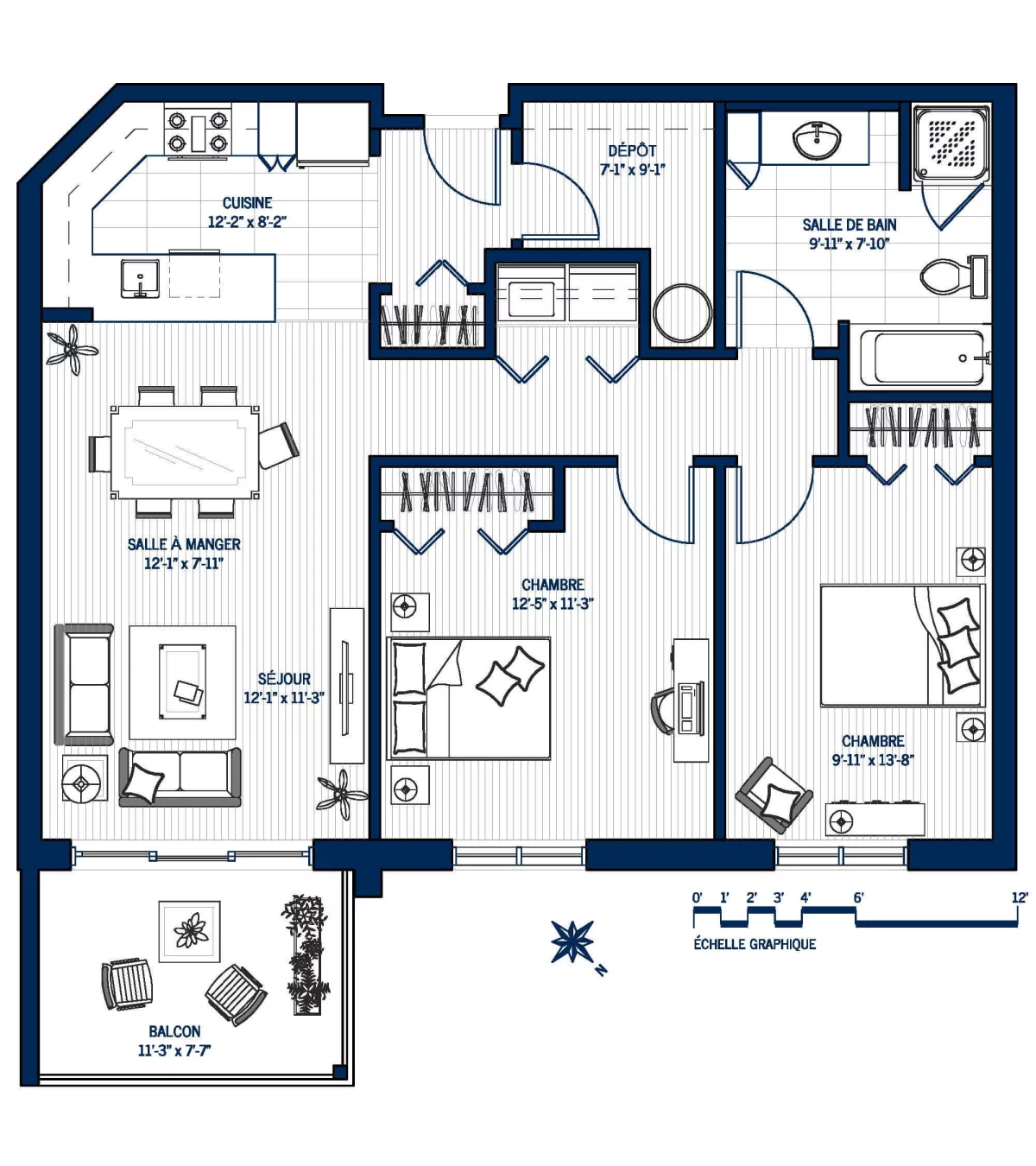 Plan Appartement 110