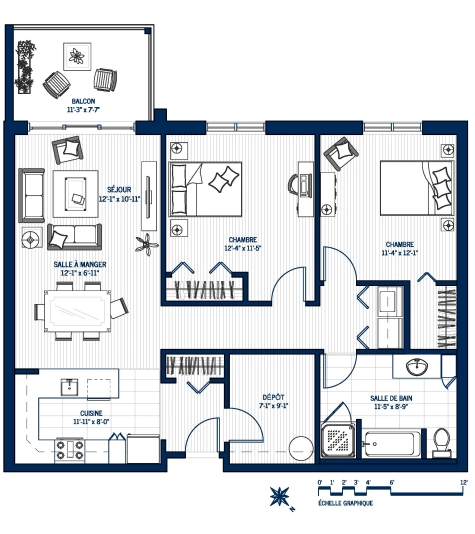 Plan Appartement 204