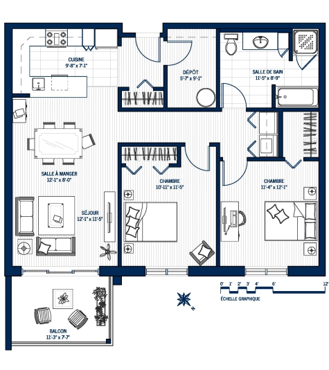 Plan Appartement 214