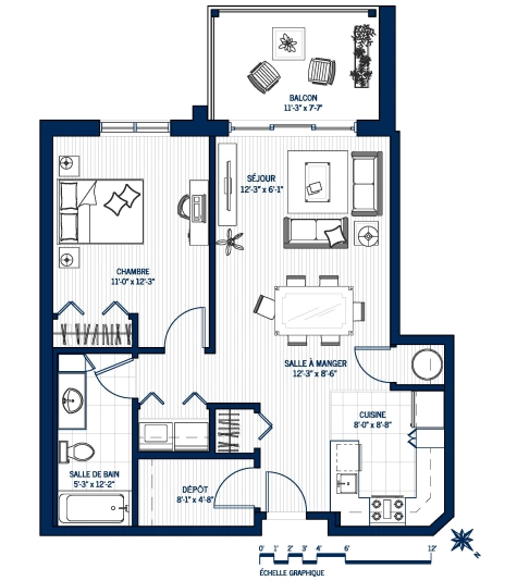 Plan Appartement 403