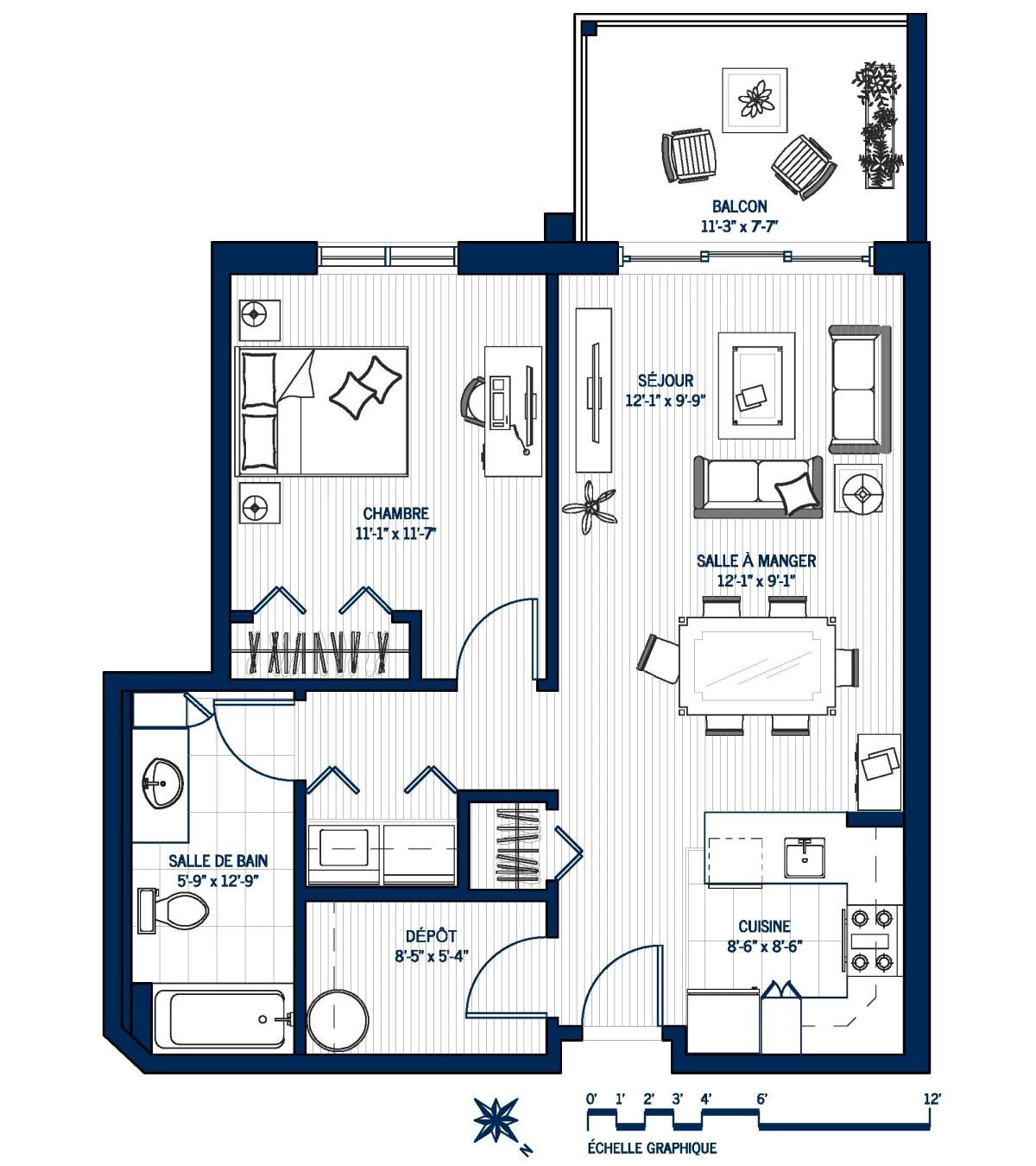 Plan Appartement 207