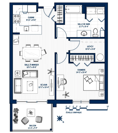 Plan Appartement 312