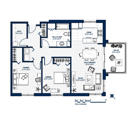 Plan Appartement 402