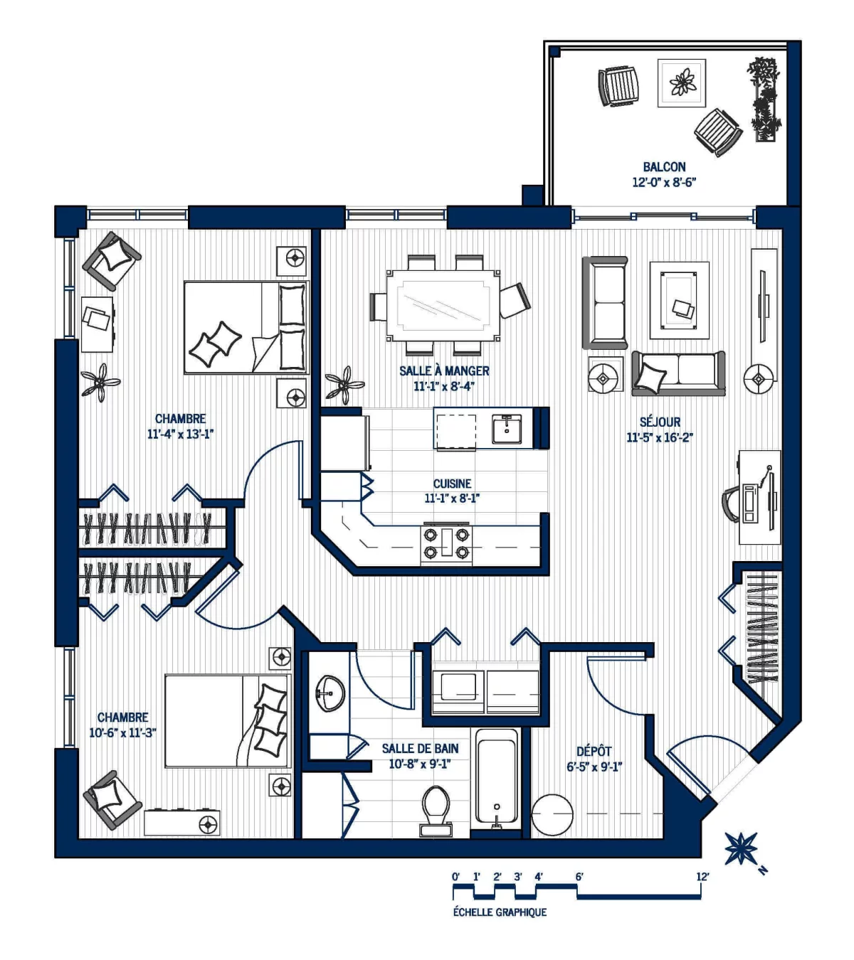 Plan Appartement 407