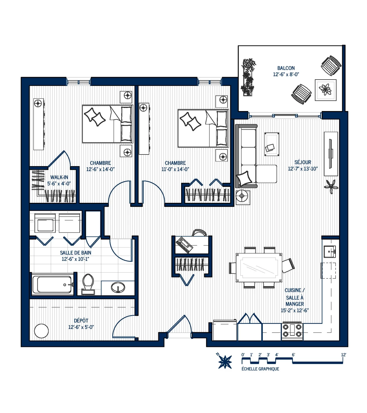 Plan Appartement 608