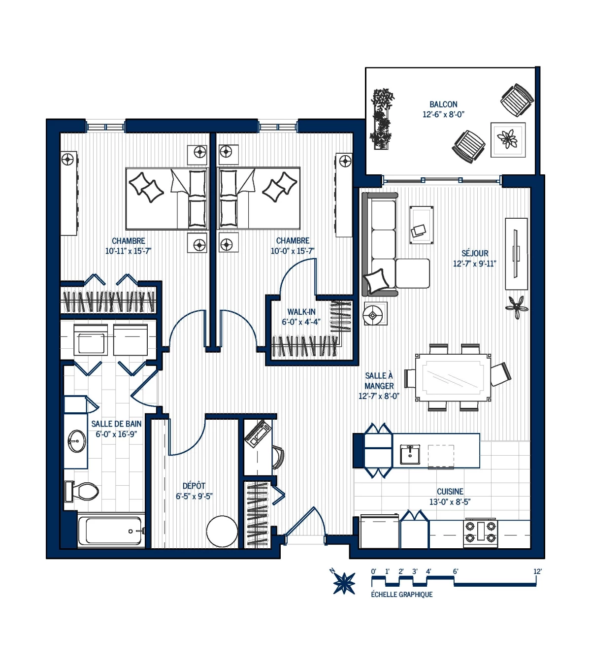 Plan Appartement 110