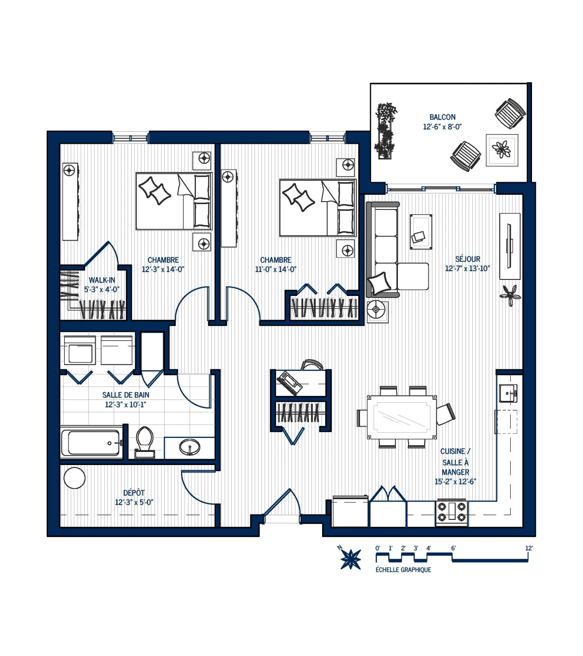 Plan Appartement 208