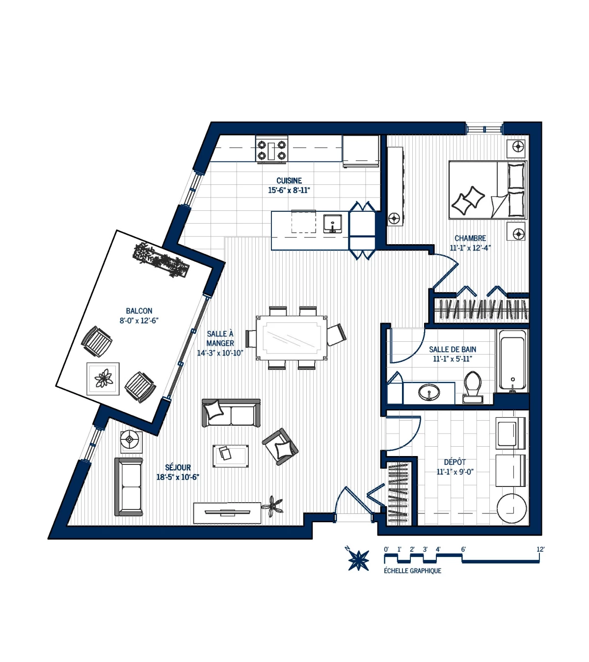 Plan Appartement 207