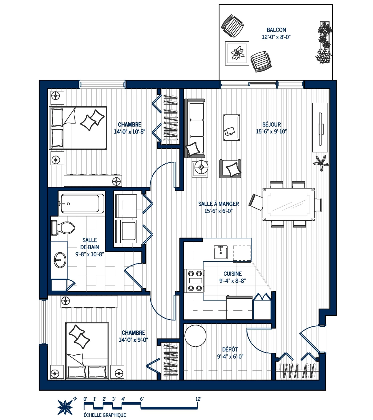 Plan Appartement 102