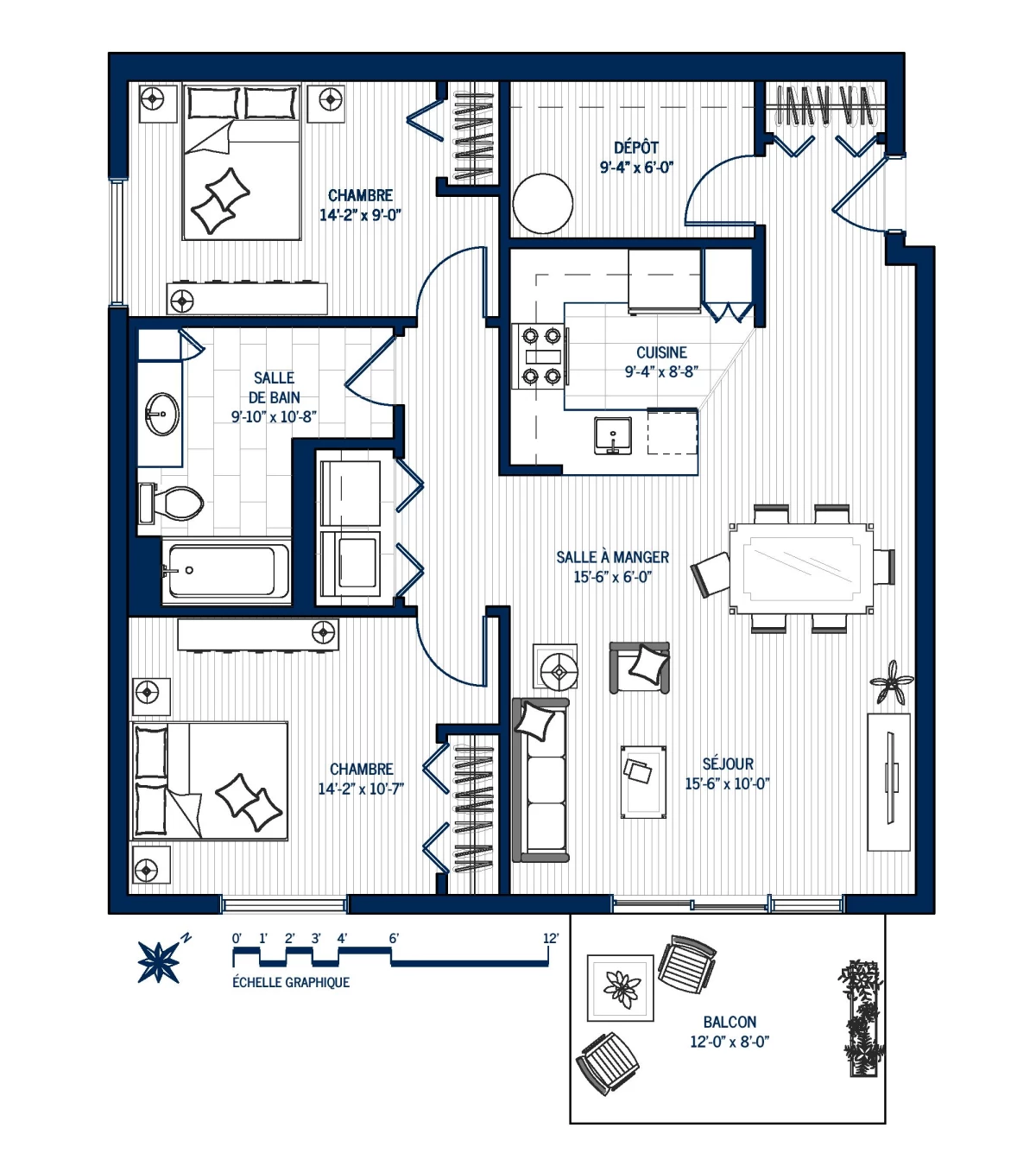 Plan Appartement 201