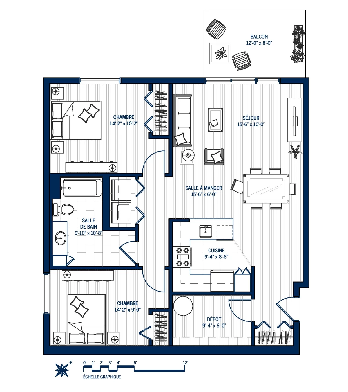 Plan Appartement 202