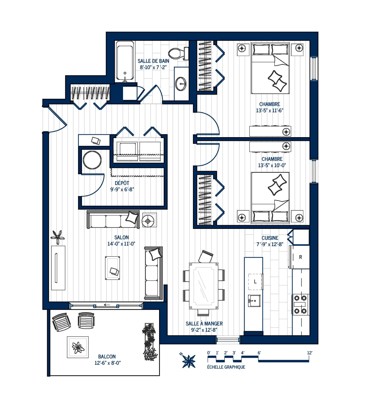 Plan Appartement 418