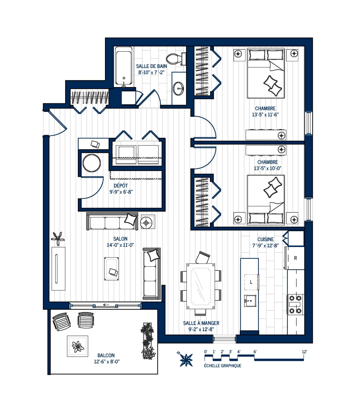 Plan Appartement 518