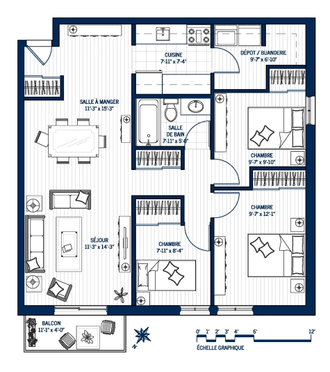 Plan Appartement 316