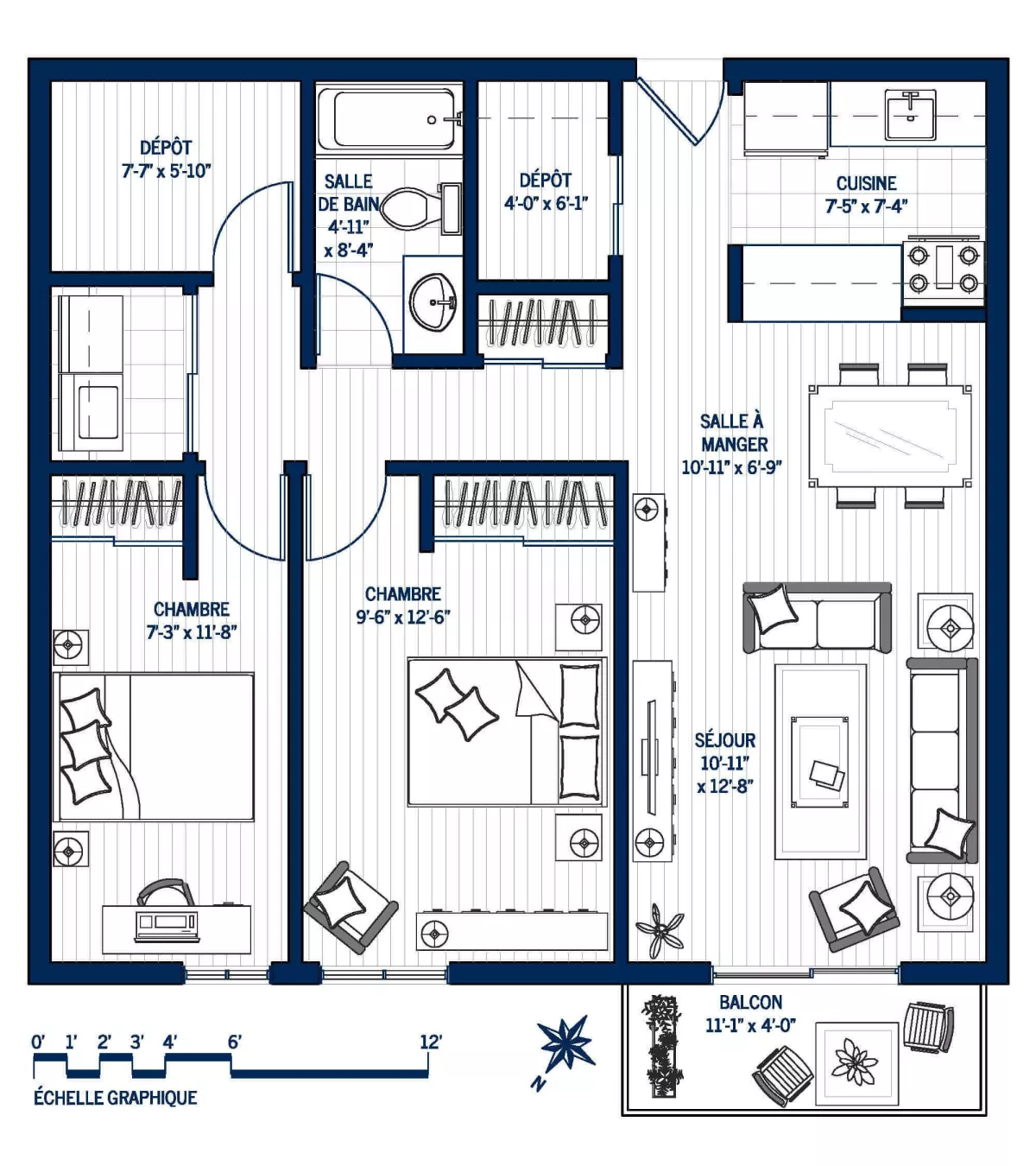 Plan Appartement 212