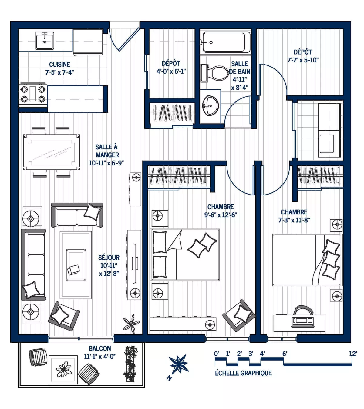 Plan Appartement 110