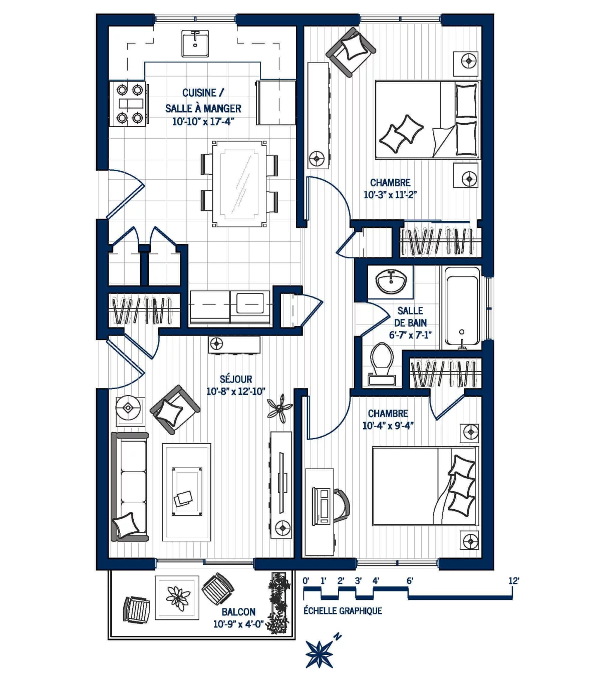 Plan Appartement 402