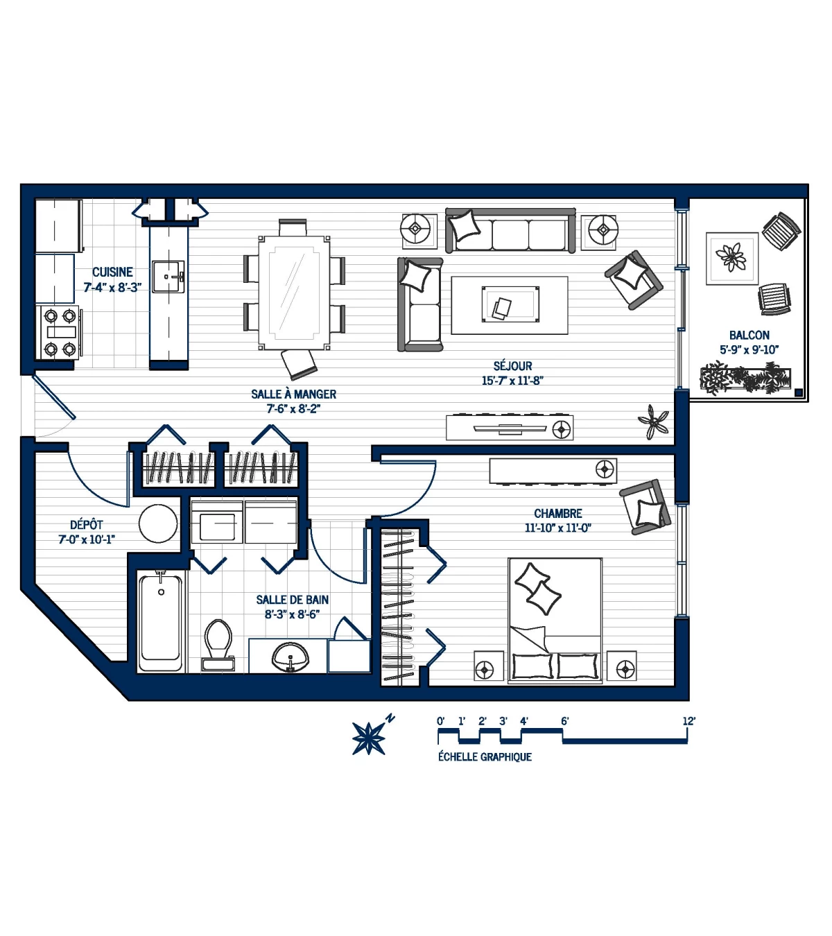 Plan Appartement 208