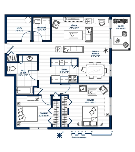 Plan Appartement 402