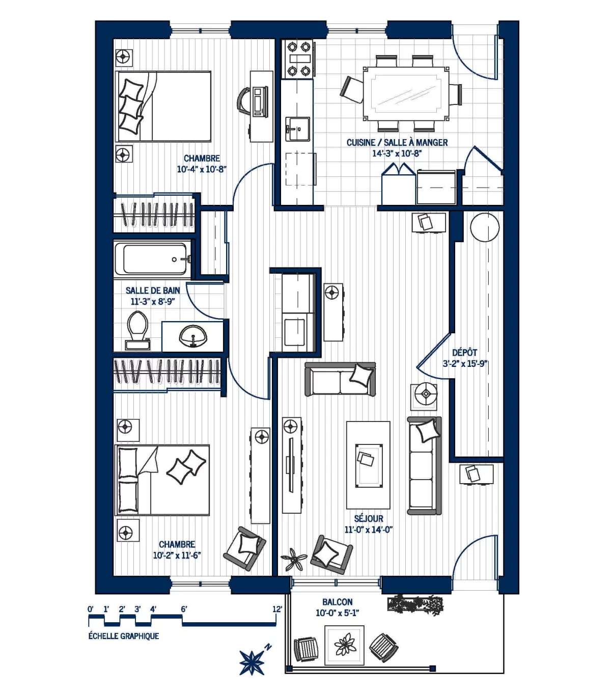 Plan Appartement 221