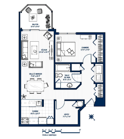 Plan Appartement 408