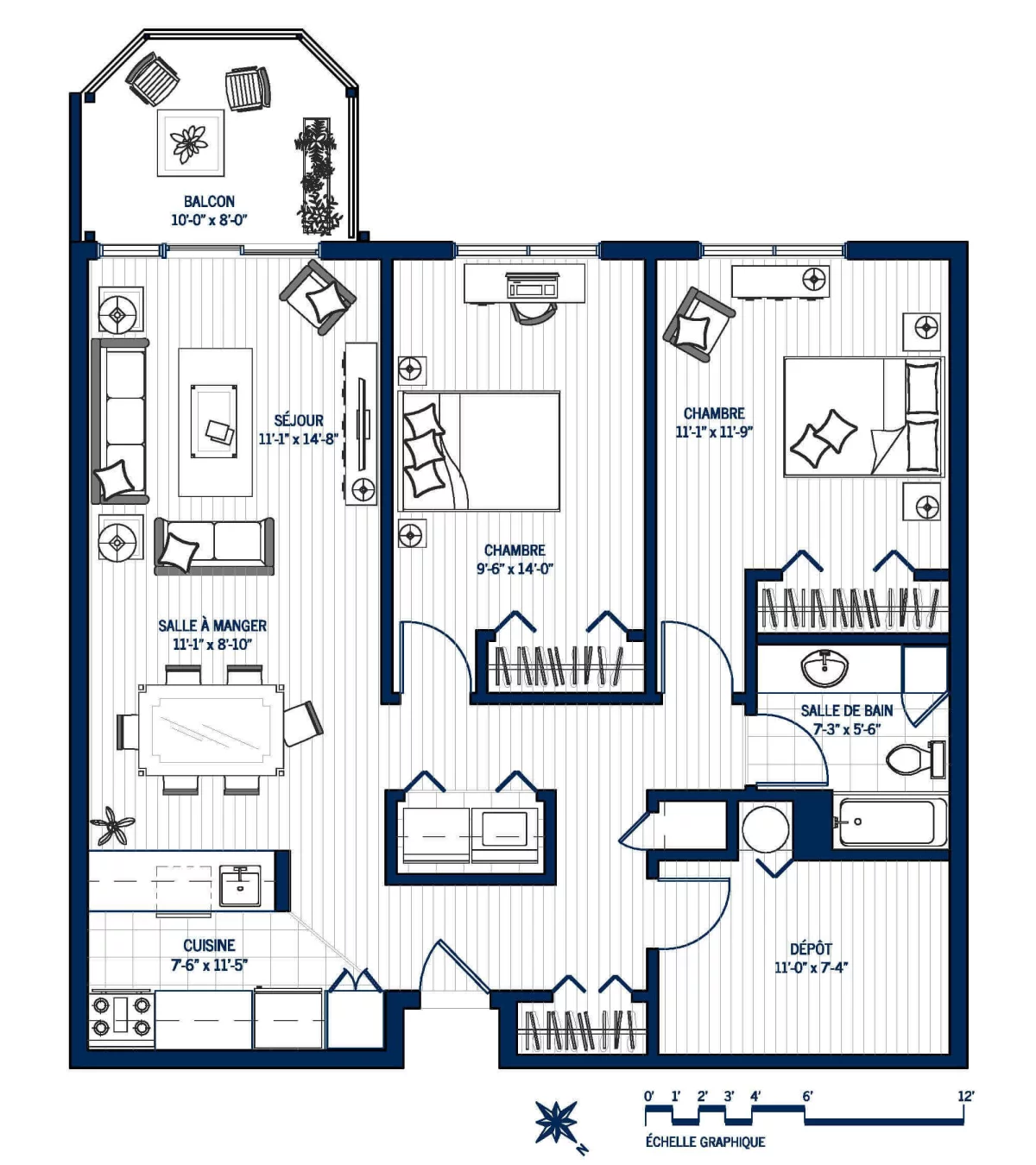 Plan Appartement 210